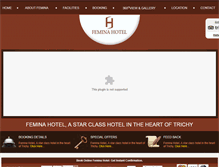 Tablet Screenshot of feminahotel.net